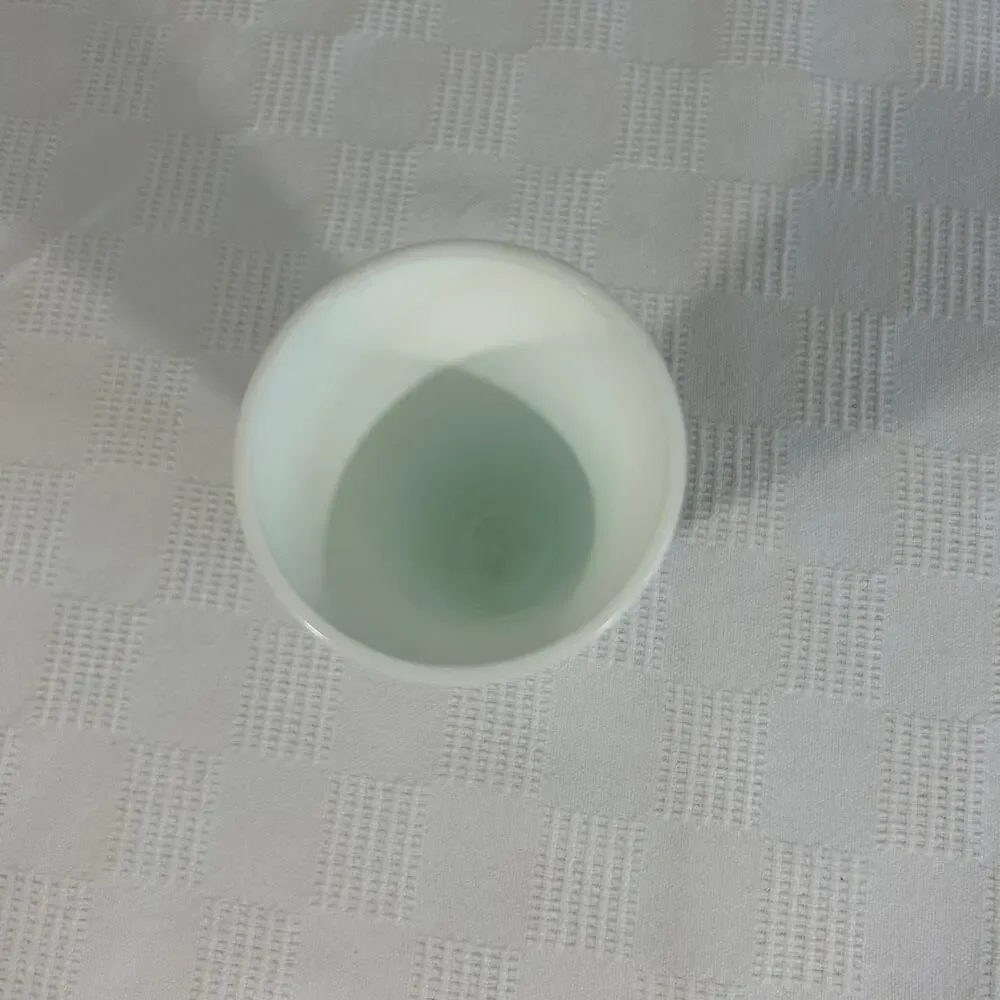 Milk Glass Vase 8